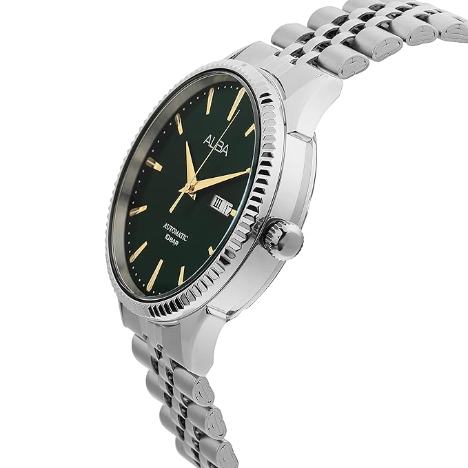 ALBA Green dial Automatic Men's Watch- AL4235X1