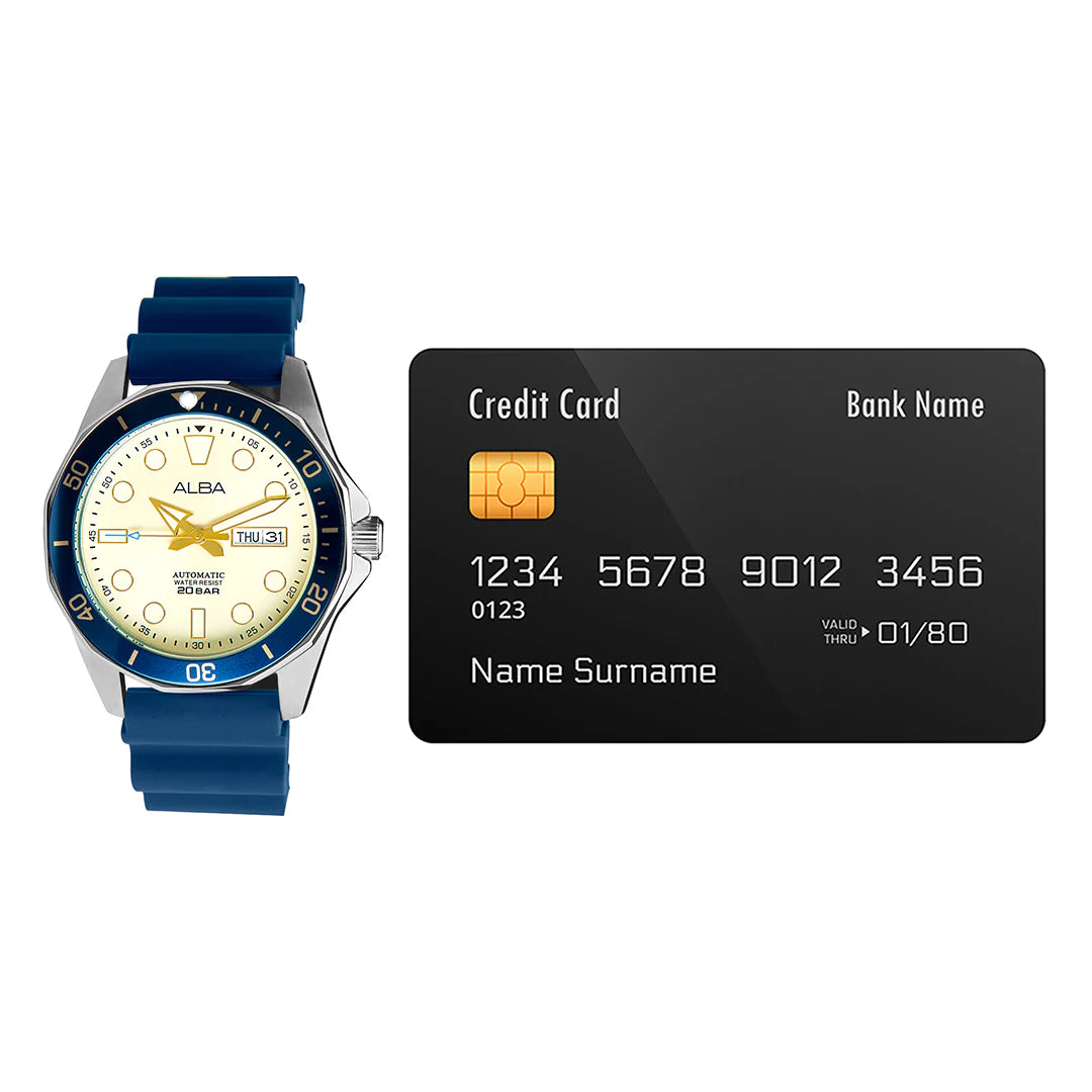 ALBA Mechanical Cream Dial Automatic Men's Watch - AL4551X1