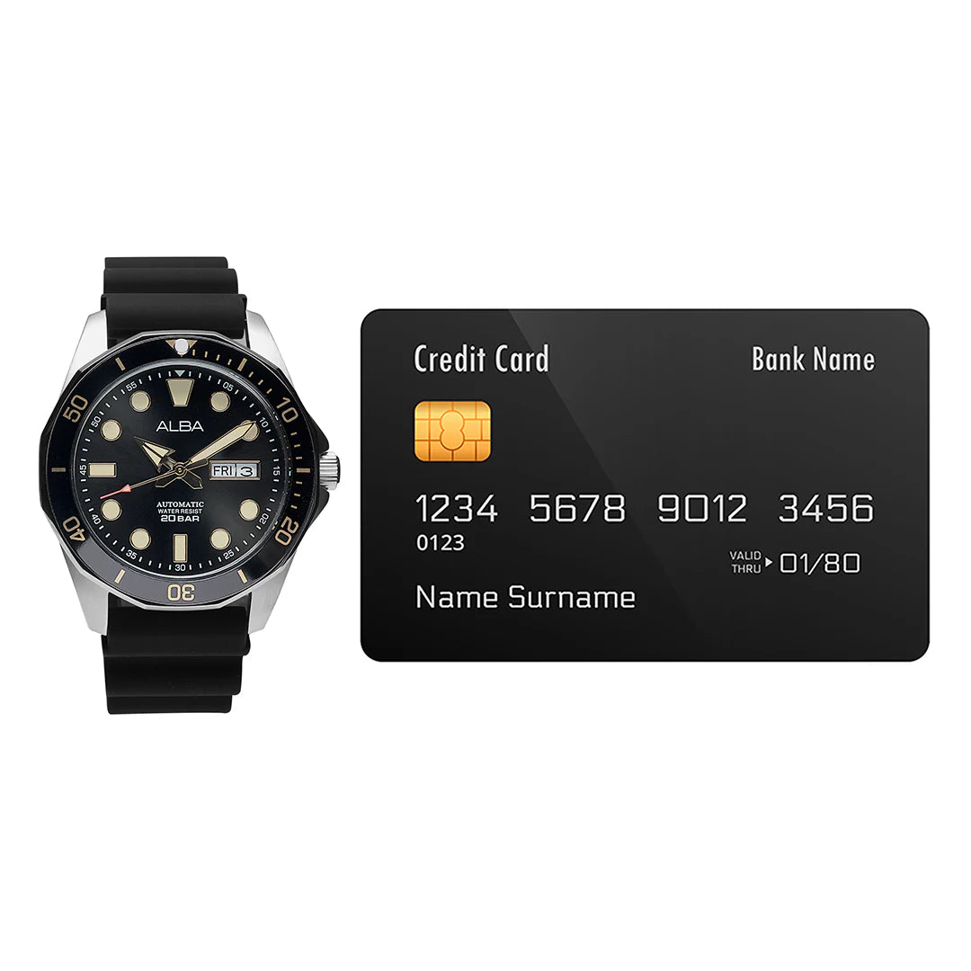 ALBA Mechanical Black Dial Automatic Men's Watch - AL4553X1