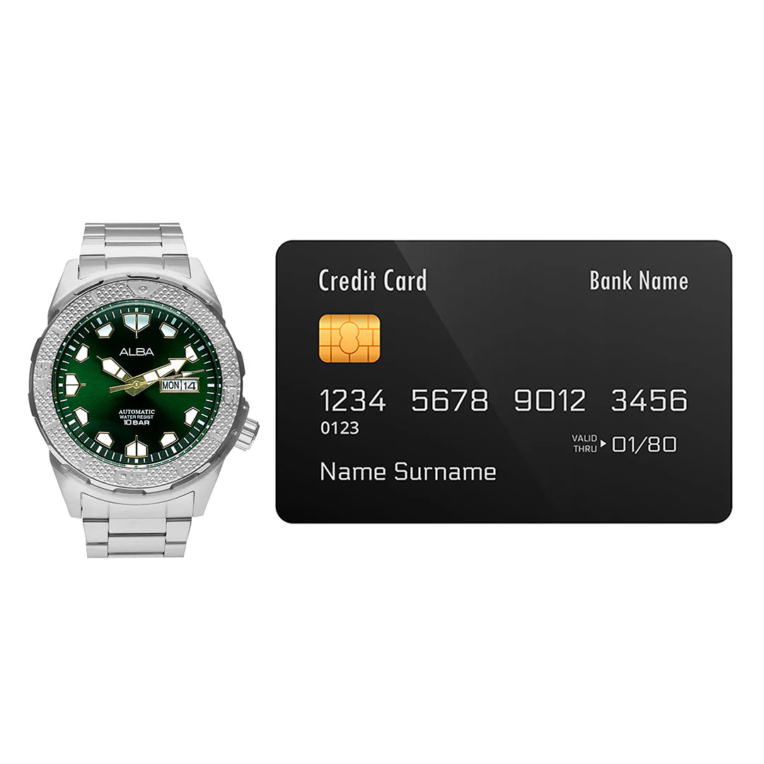 ALBA Mechanical Green Dial Automatic Men's Watch - AL4557X1