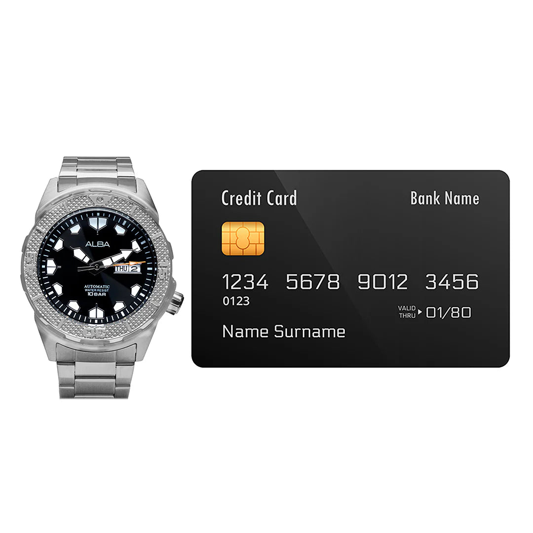 ALBA Mechanical Black Dial Automatic Men's Watch - AL4561X1