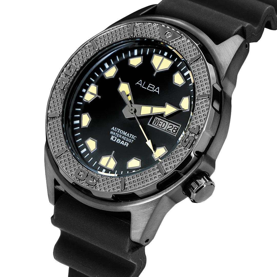 ALBA Mechanical Black Dial Automatic Men's Watch - AL4569X1
