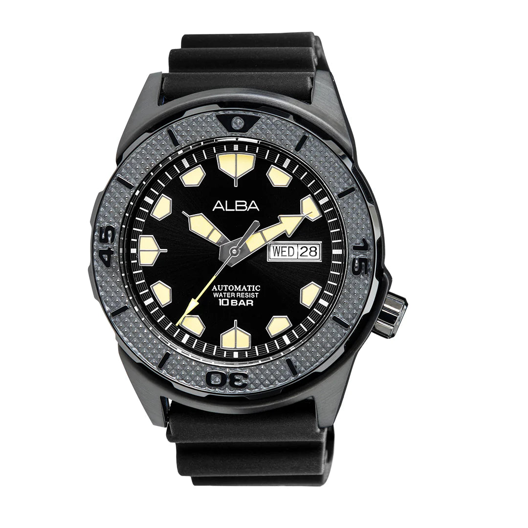 ALBA Mechanical Black Dial Automatic Men's Watch - AL4569X1