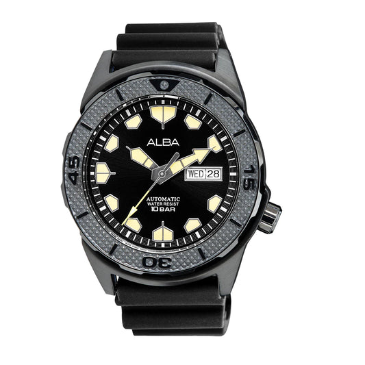 ALBA Mechanical Black Dial Automatic Men's Watch - AL4569X1