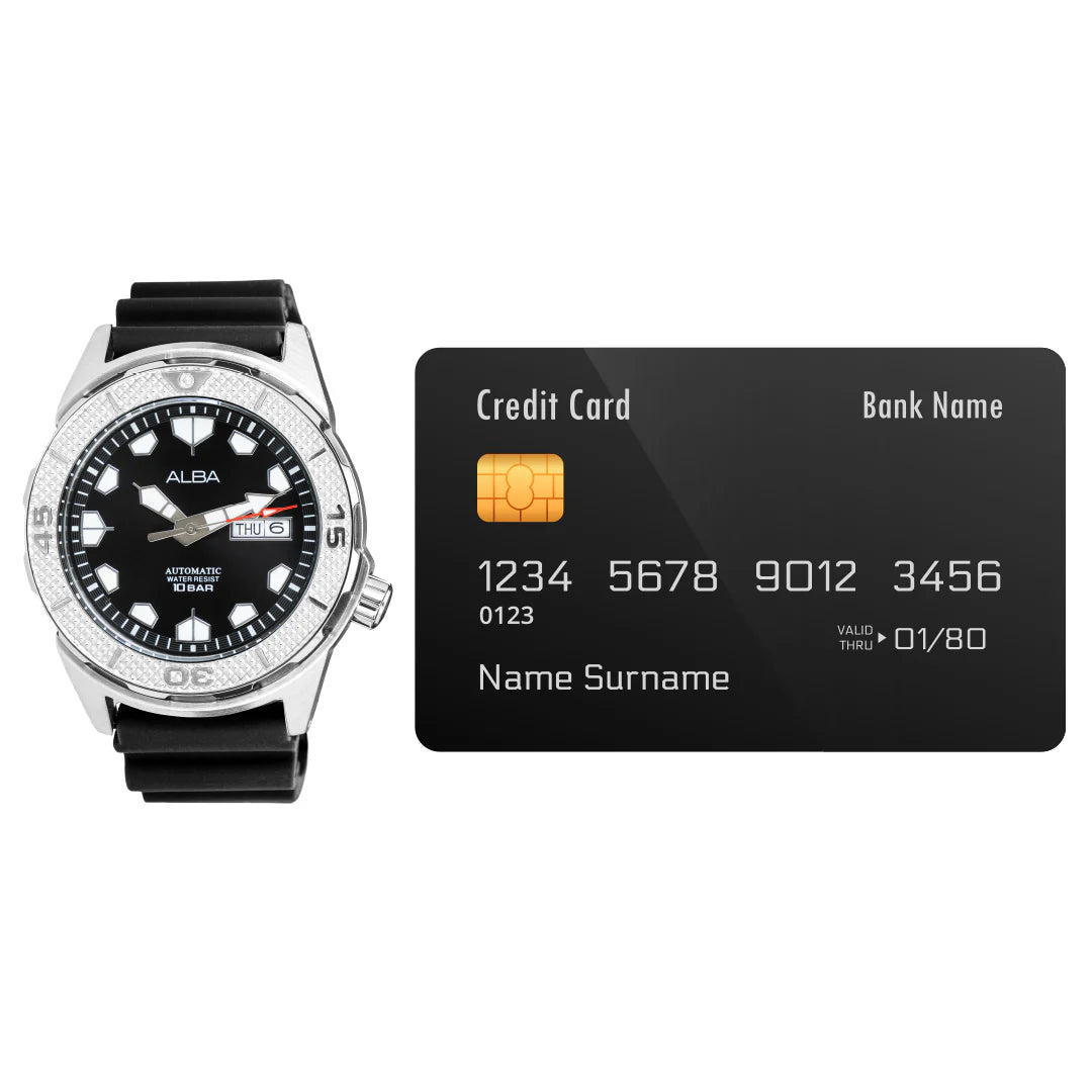 ALBA Mechanical Black Dial Automatic Men's Watch - AL4571X1