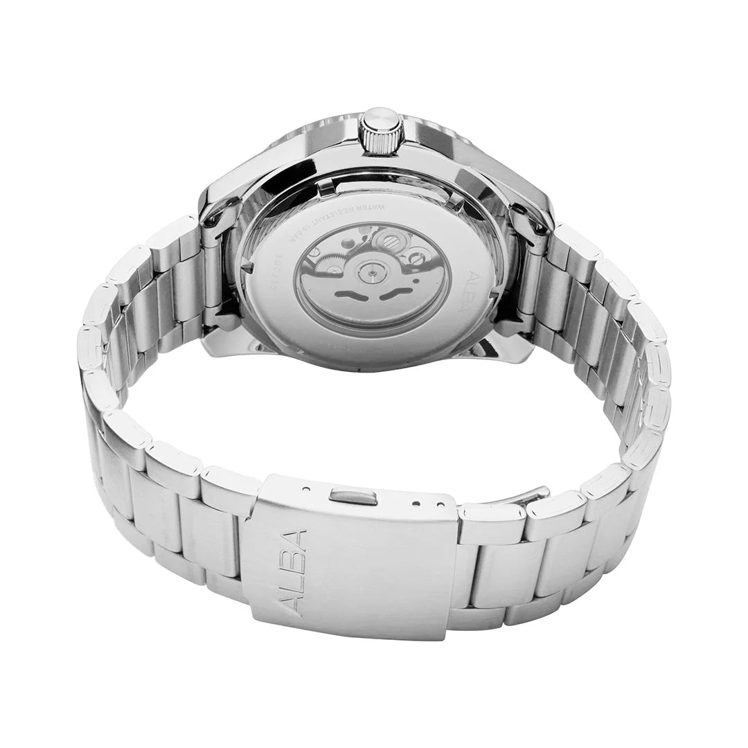 ALBA Mechanical Blue patterned dial Automatic Men's Watch - AL4579X1