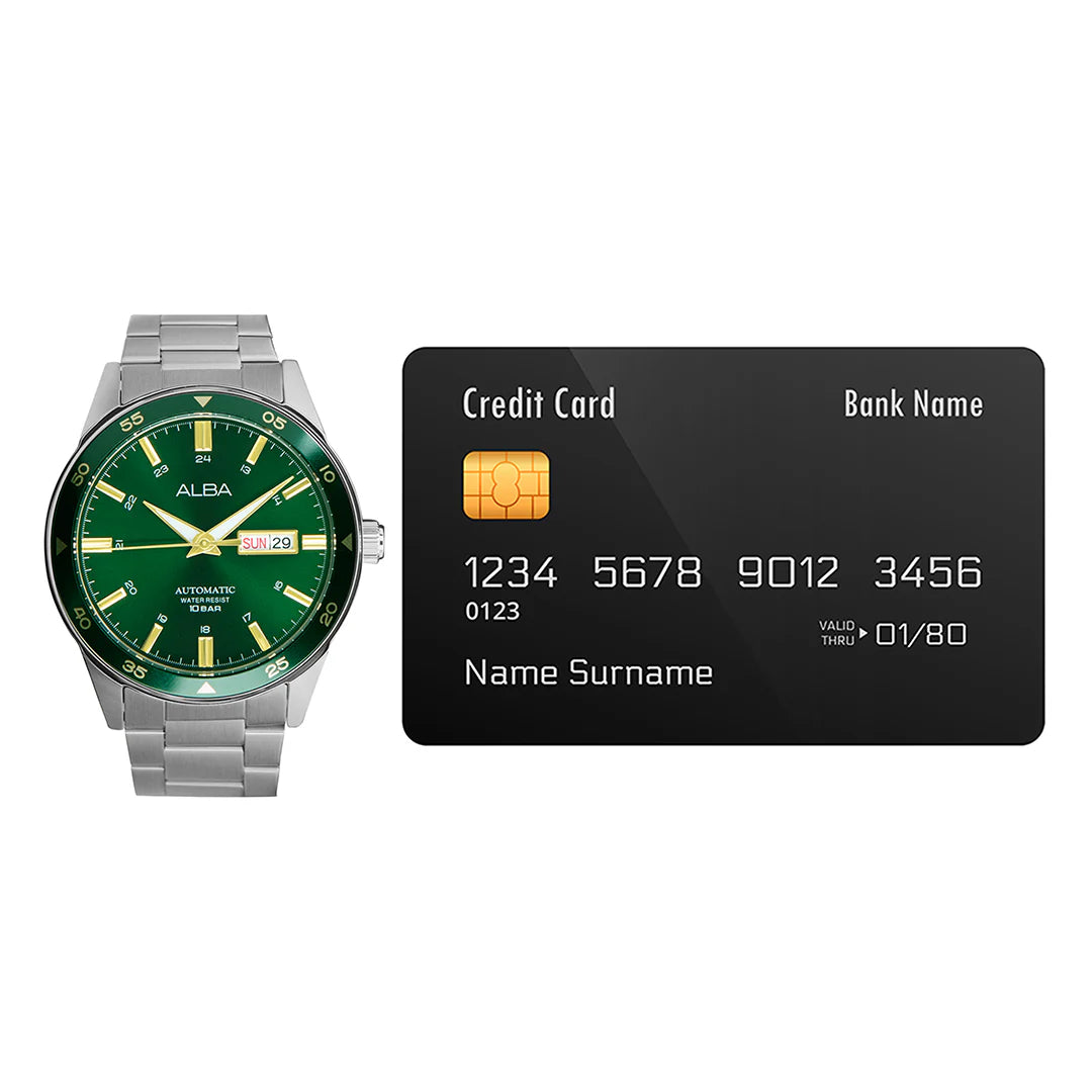 ALBA Mechanical Green Dial Automatic Men's Watch - AL4589X1