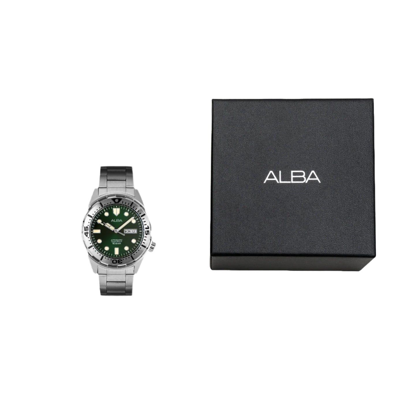 ALBA Mechanical Green Dial Automatic Men's Watch - AL4371X1