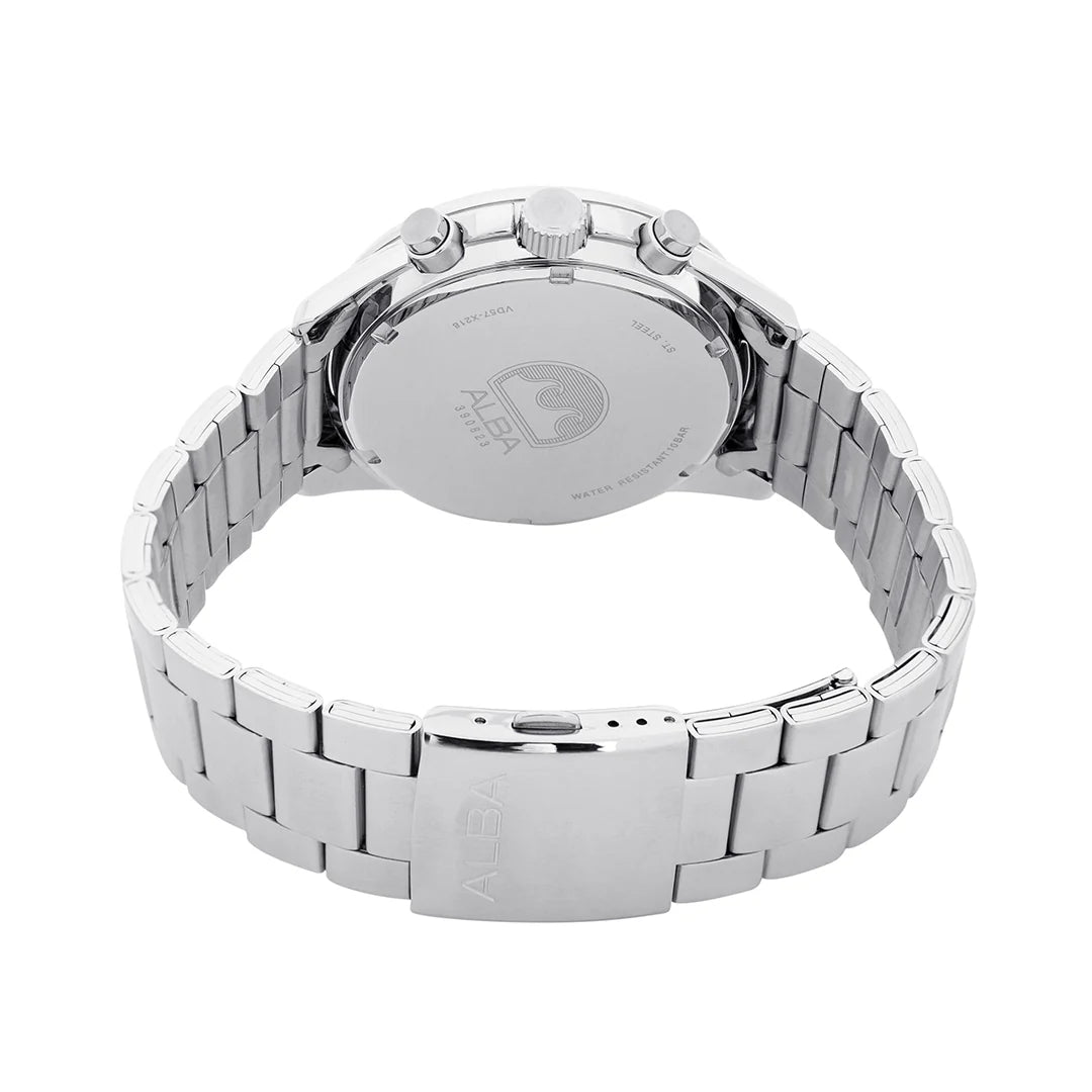 ALBA Walnut Brown Dial Chronograph Men's Watch - AM3967X1