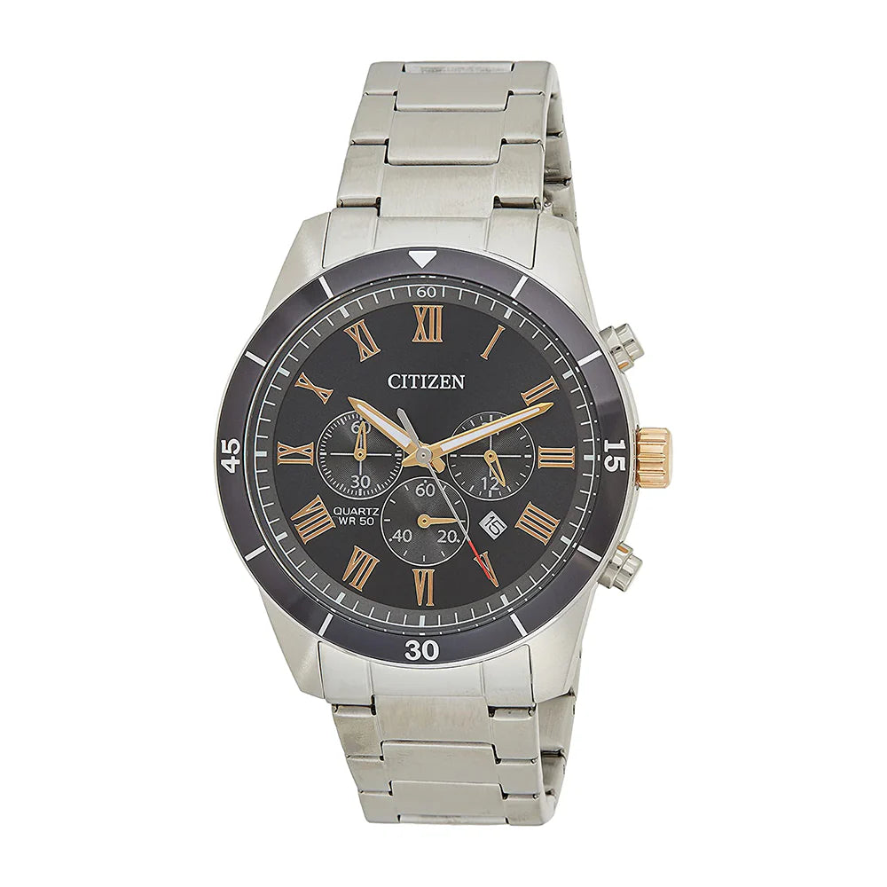 CITIZEN Chronograph Quartz Black Dial Men's Watch AN8168-51H