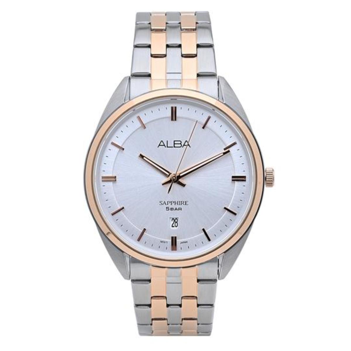 ALBA Quartz Silver Dial Analog Stainless Steel Men's Watch AS9L08X1