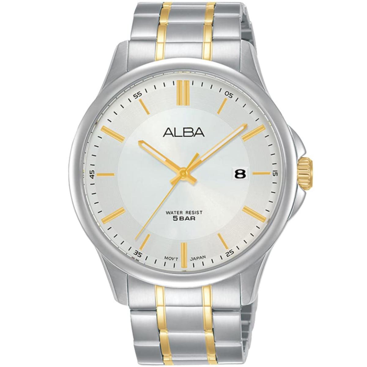 ALBA Quartz Silver Dial Analog Stainless Steel Men's Watch AS9L35X1