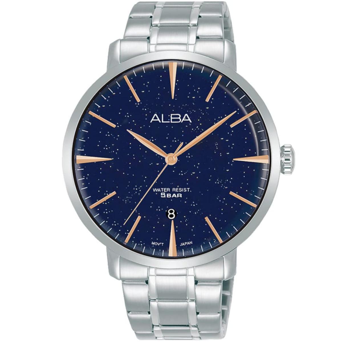 ALBA Prestige Blue Round Dial Analog Watch For Men AS9L95X1