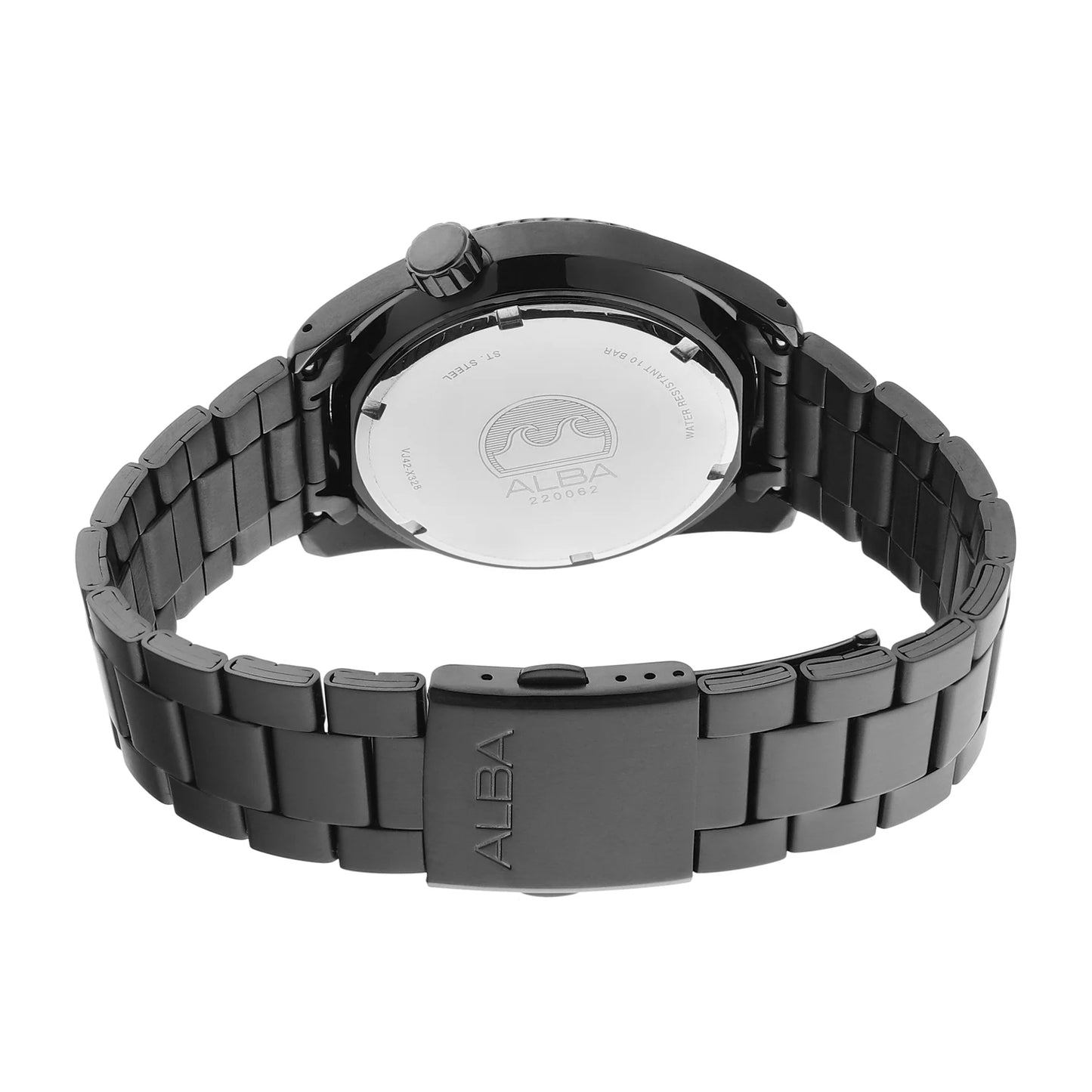 ALBA Green Gradation Textured Dial Tokyo Neon Men's Watch - AS9N93X1