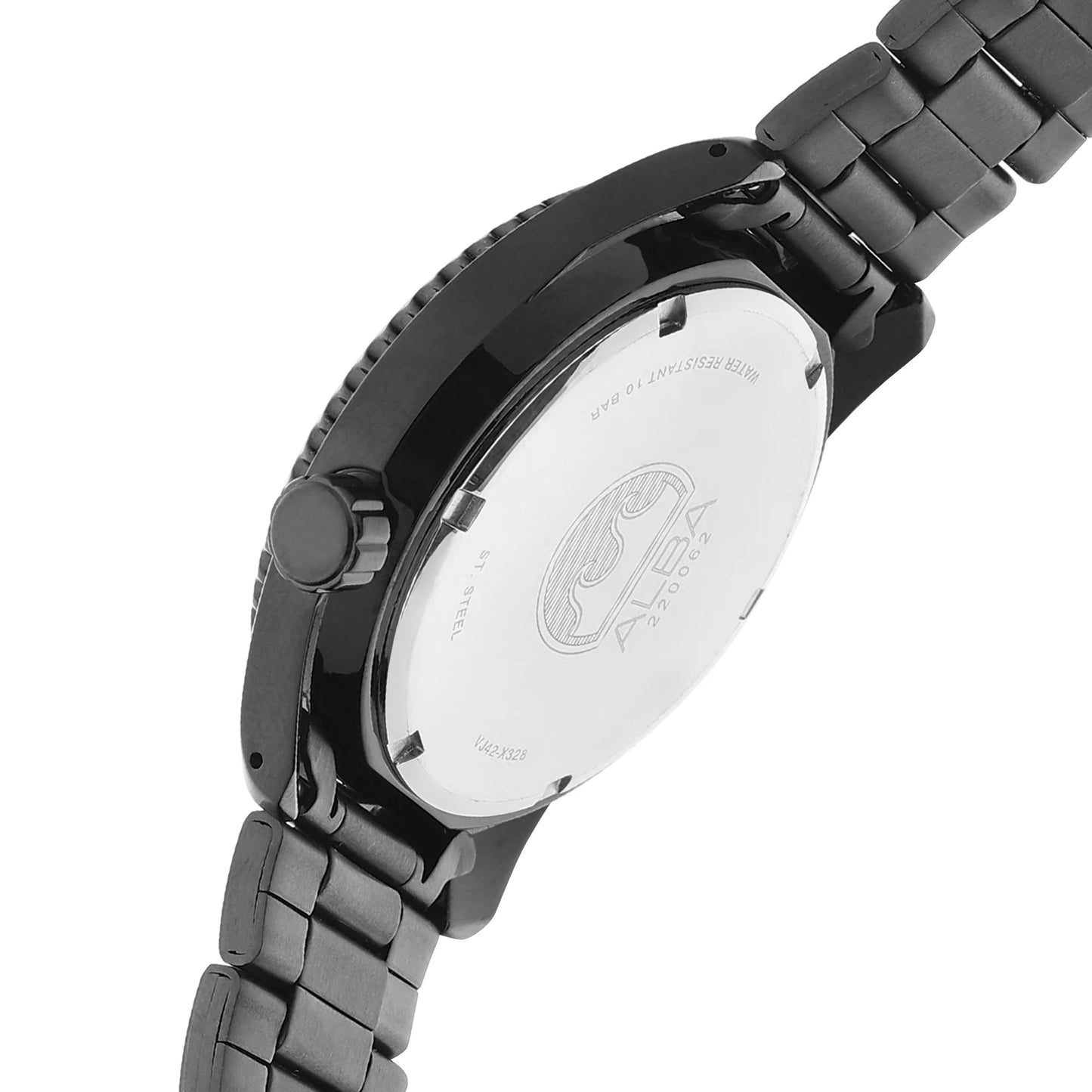 ALBA Green Gradation Textured Dial Tokyo Neon Men's Watch - AS9N93X1