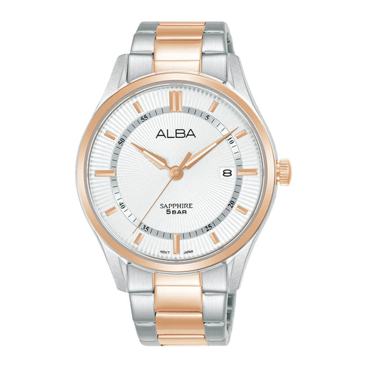 ALBA Asterix White Dial Men's Watch - AS9R14X1