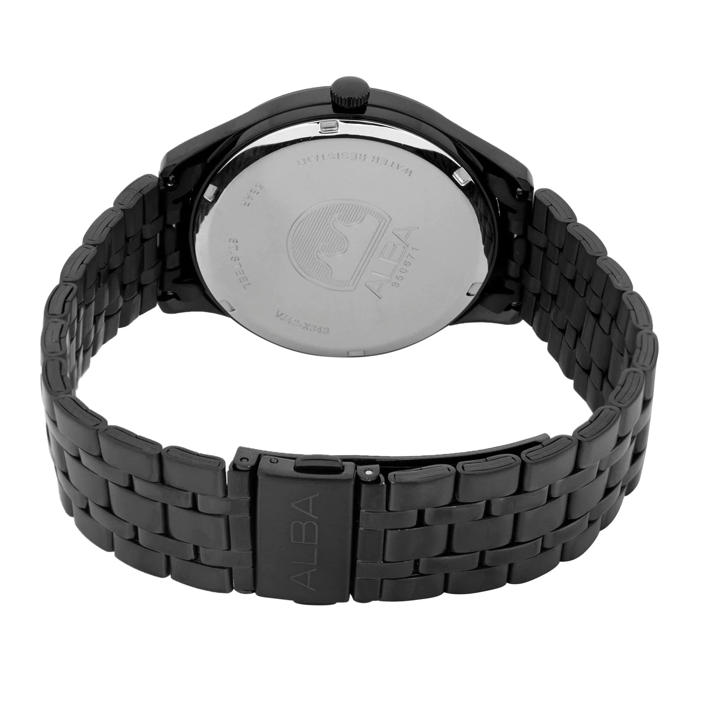 ALBA Black Marble Dial Men's Watch AS9R25X1