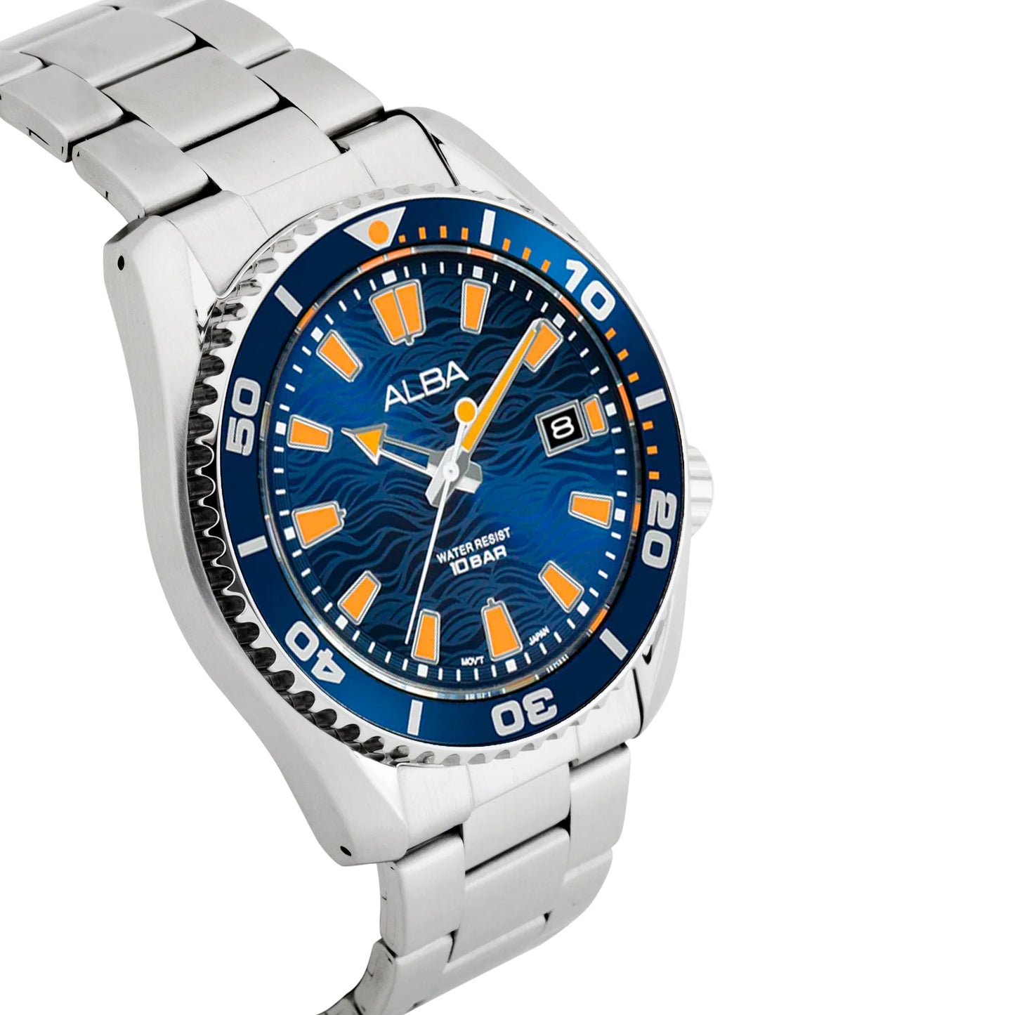 ALBA Blue Surf Dial Water Resistant Men's Watch - AS9R67X1