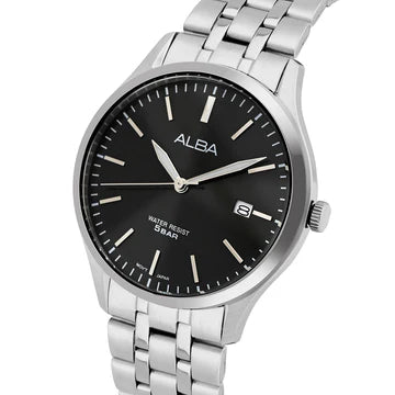 ALBA Black Dial Men's Watch AS9S15X1