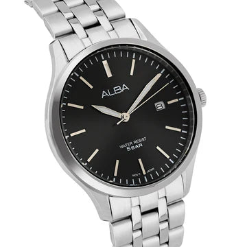 ALBA Black Dial Men's Watch AS9S15X1