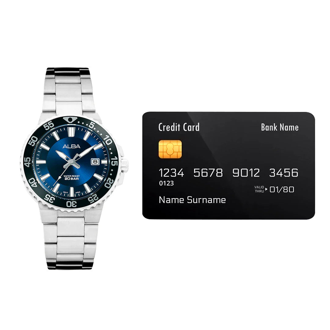 ALBA Midnight Blue Dial Stainless Steel Men Watch AS9S81X1