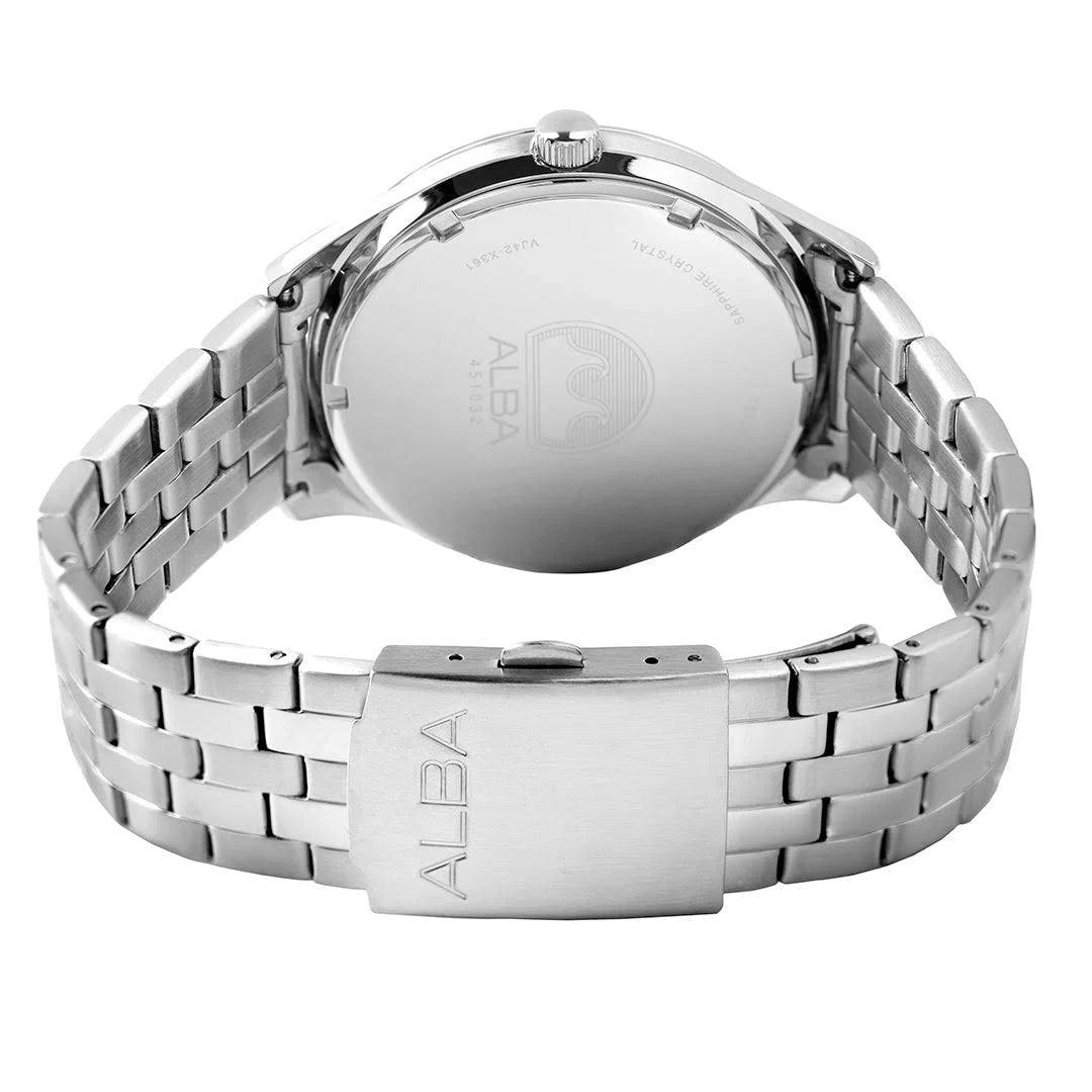 ALBA Marine Blue Patterned Dial Quartz Men's Watch AS9T71X1