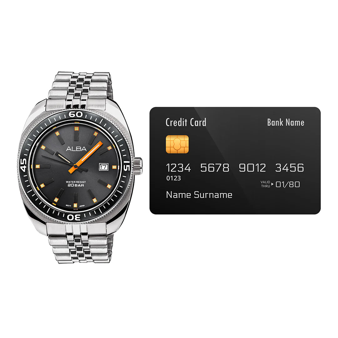 ALBA Davy's Grey Dial Quartz Analog Men's Watch AS9T87X1