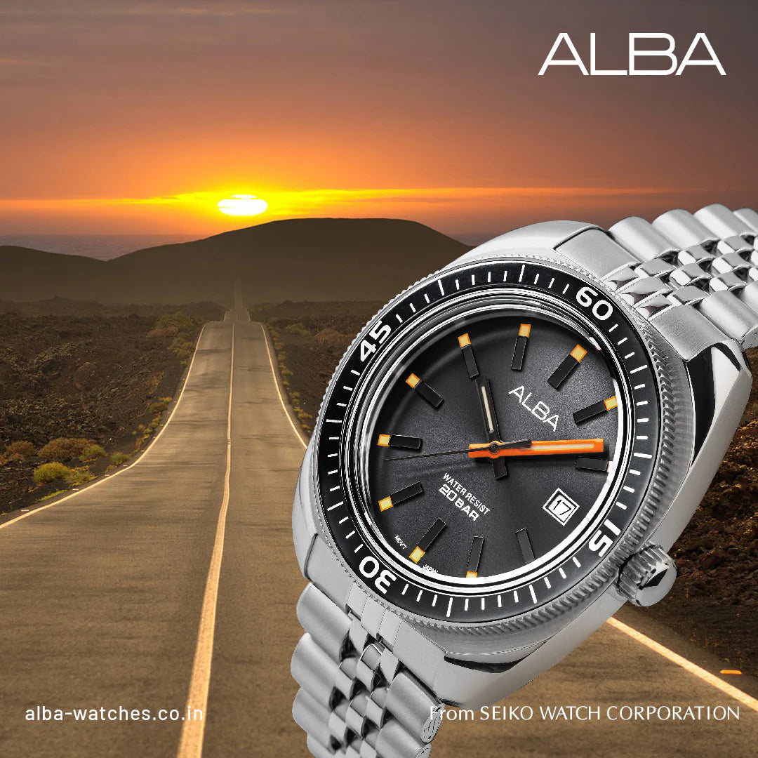 ALBA Davy's Grey Dial Quartz Analog Men's Watch AS9T87X1