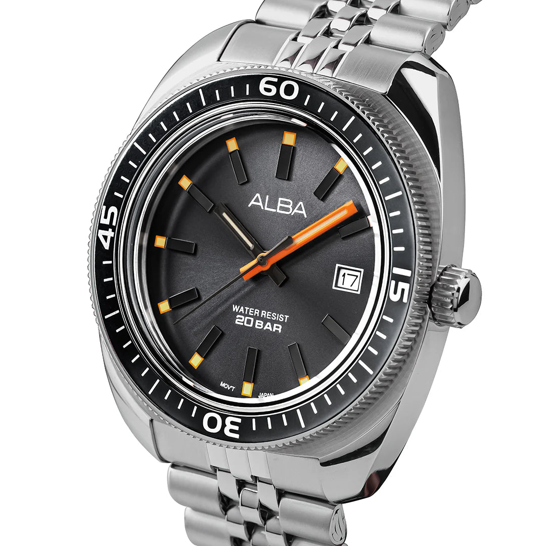 ALBA Davy's Grey Dial Quartz Analog Men's Watch AS9T87X1