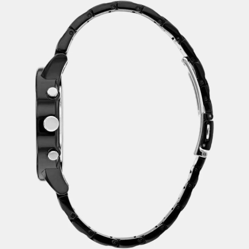 Citizen Eco-Drive Black Stainless Steel Chronograph Men Watch AT2245-57E