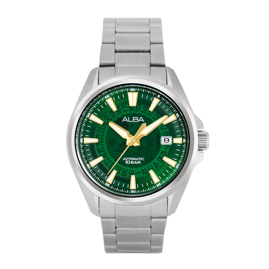 ALBA Mechanical Green Skeleton Dial Automatic Men's Watch - AU4027X1