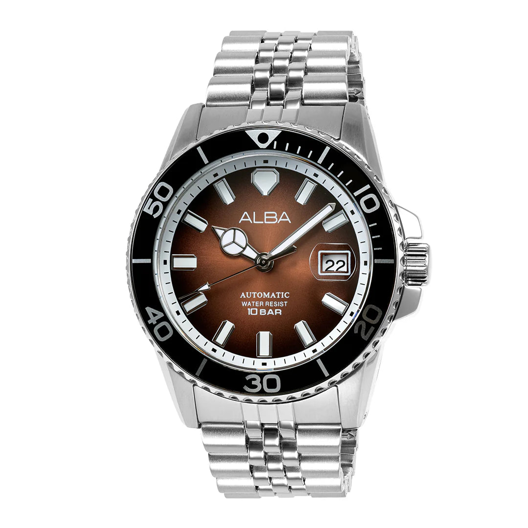 ALBA Caramel Dial Automatic Men's Watch AU4057X1