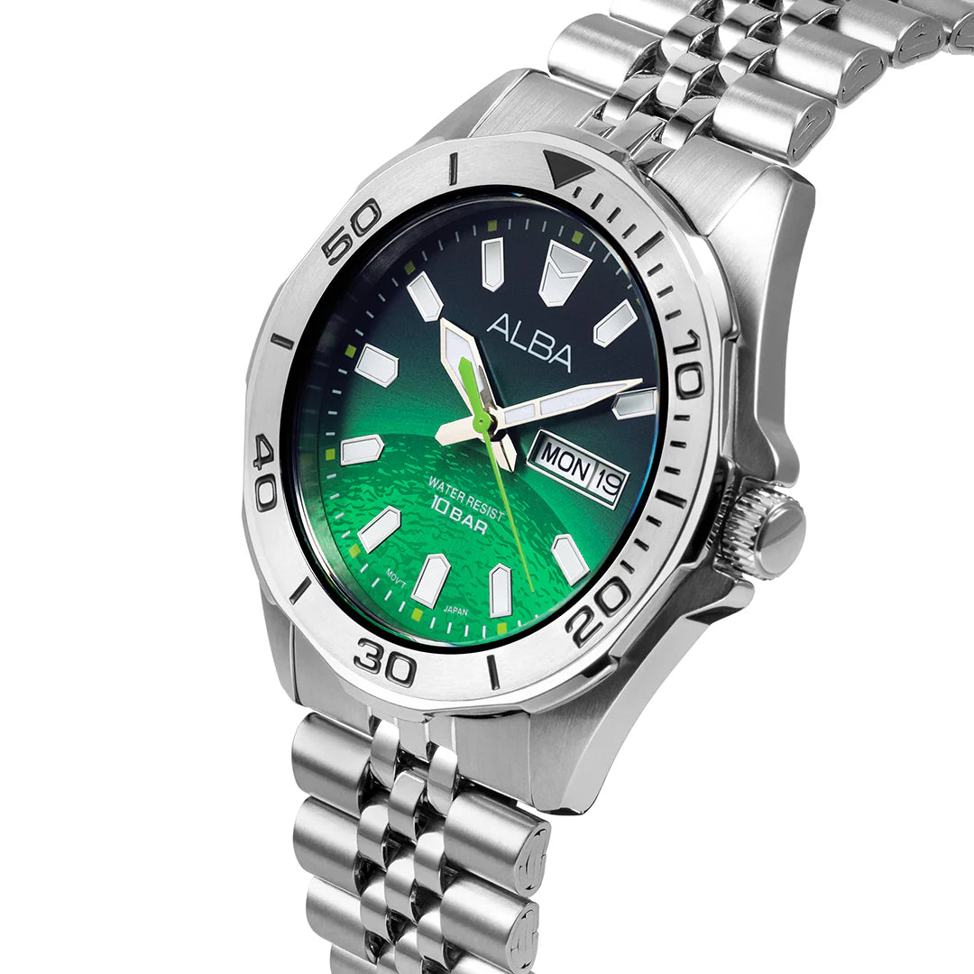 ALBA Planet Earth Inspired Dial Men's Watch AV3579X1