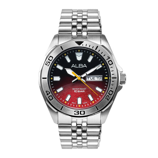 ALBA Planet Mars Inspired Dial Analog Men's Watch AV3581X1