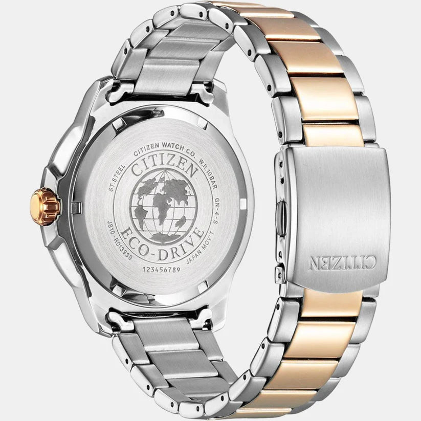 Citizen Eco-Drive Black Analog Stainless Steel Men Watch - AW1524-84E