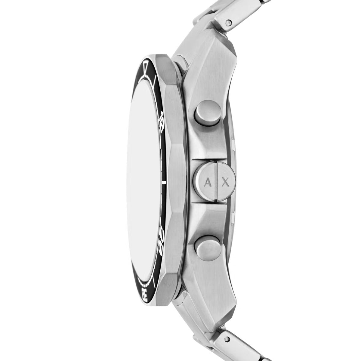 Armani Exchange Quartz Silver Dial Analog Chronograph Men's Watch AX1969