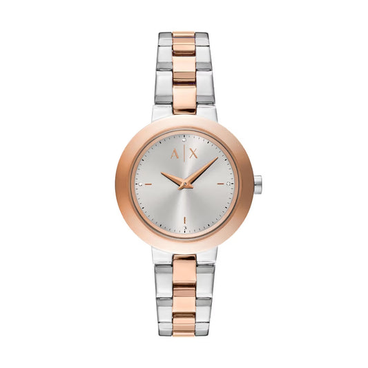 AX5172 Armani Exchange | Silver Dial / Two-Tone Stainless Steel Bracelet