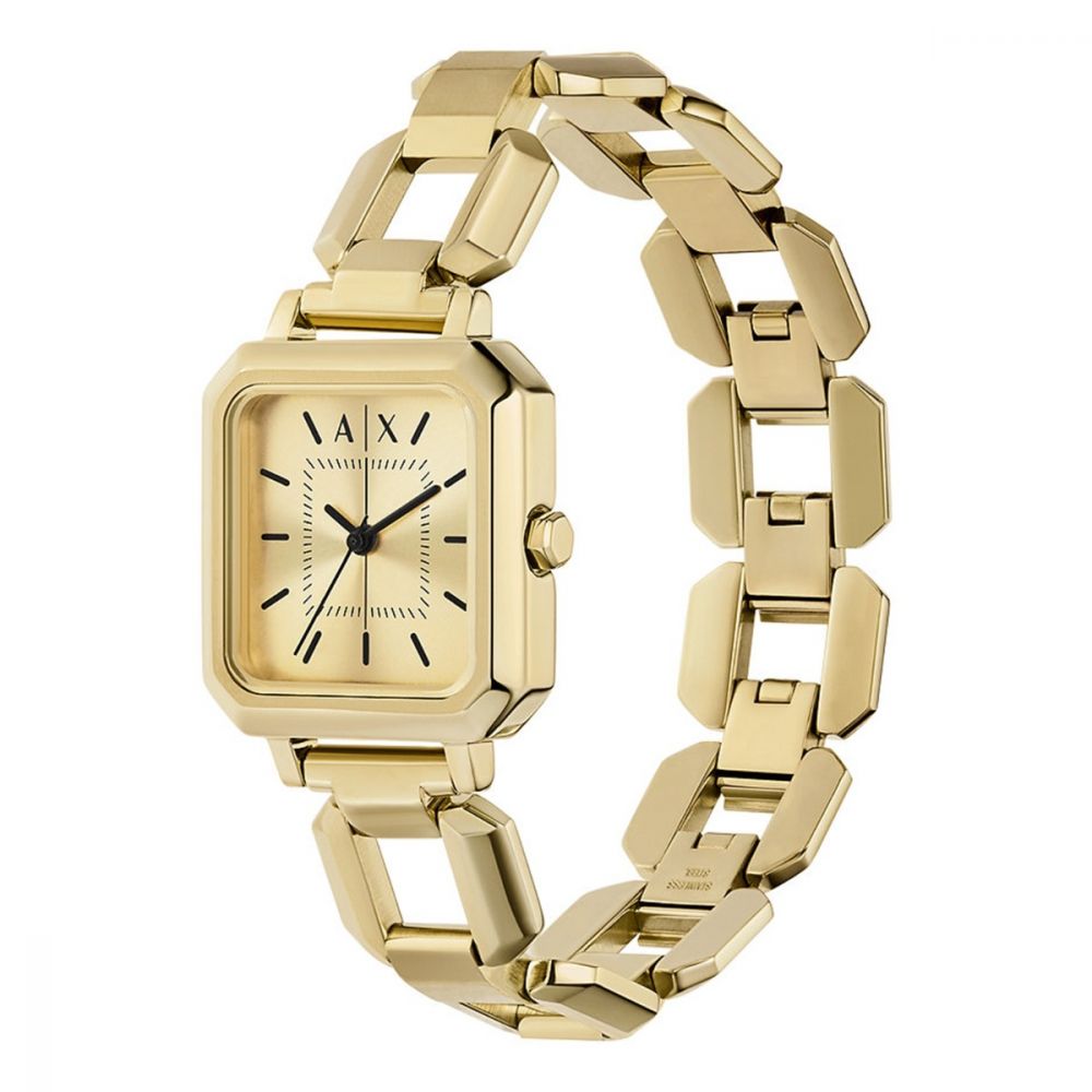 Armani Exchange Leila Quartz Gold Dial Analog Women's Watch AX5721