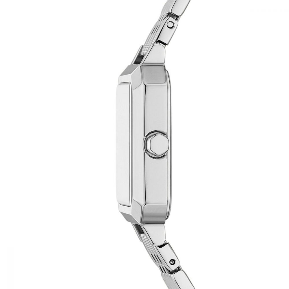 Armani Exchange Silver Rectangular Dial Analog Women Watch AX5724