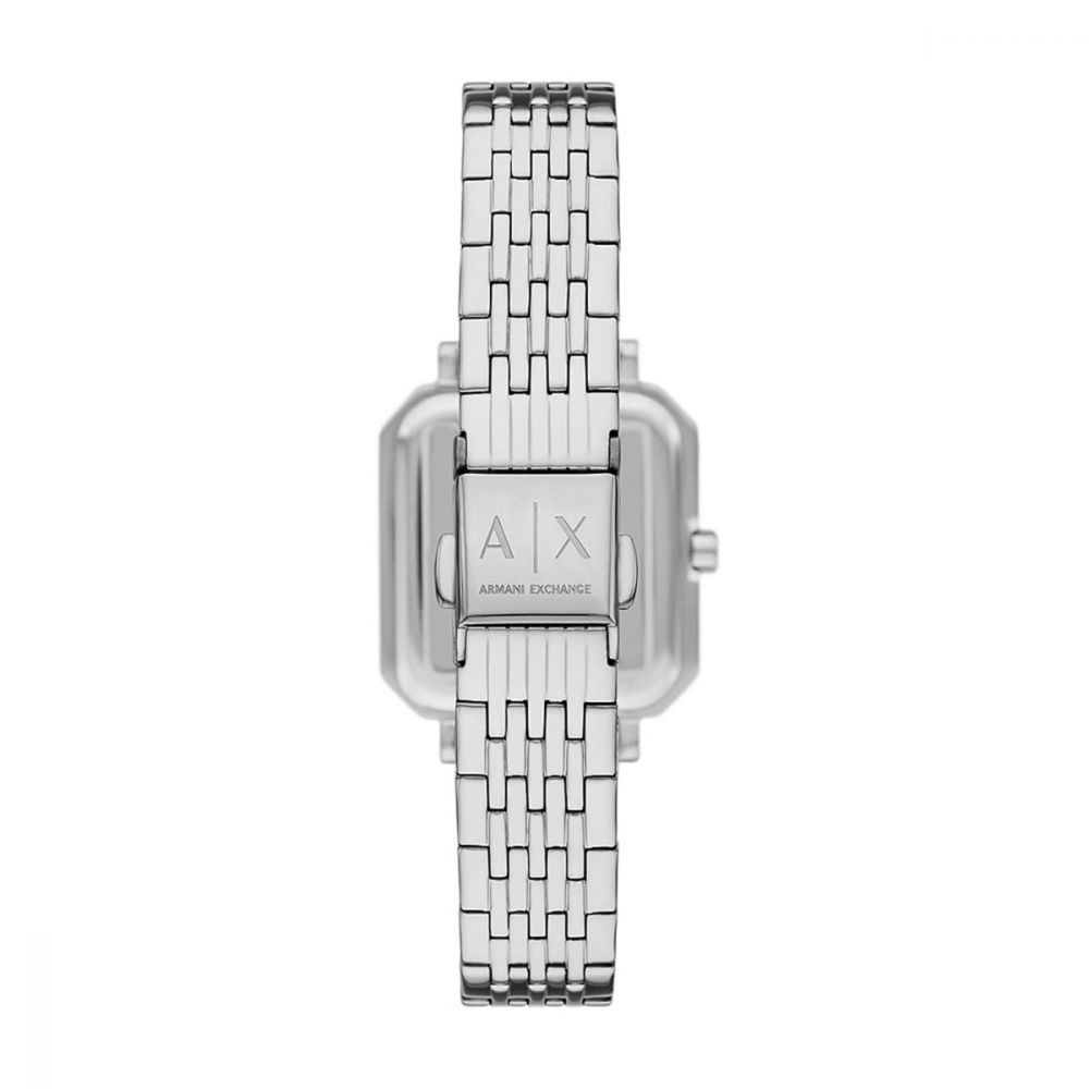 Armani Exchange Silver Rectangular Dial Analog Women Watch AX5724