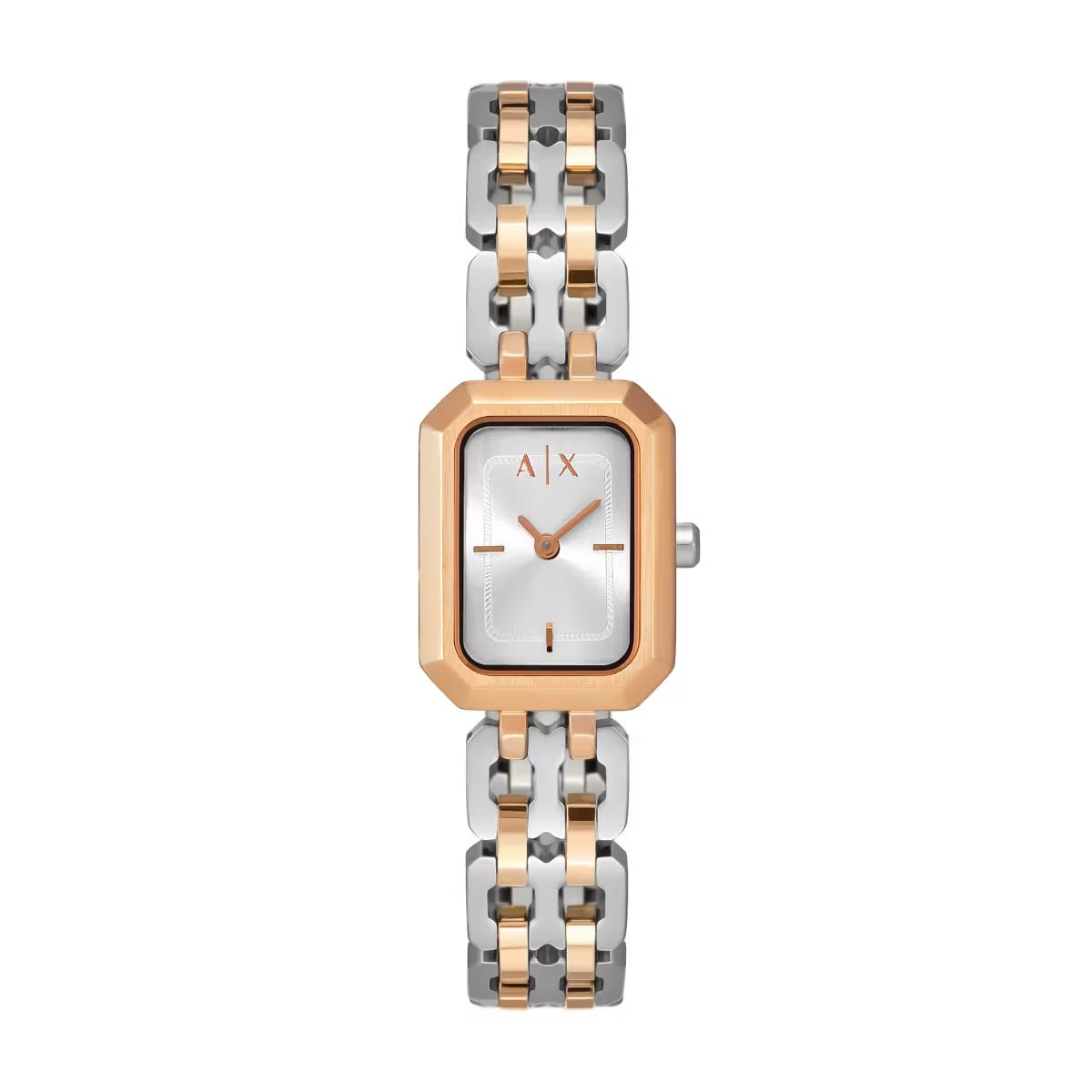 Armani Exchange Quartz Silver Dial Two Tone Analog Women Watch AX5810