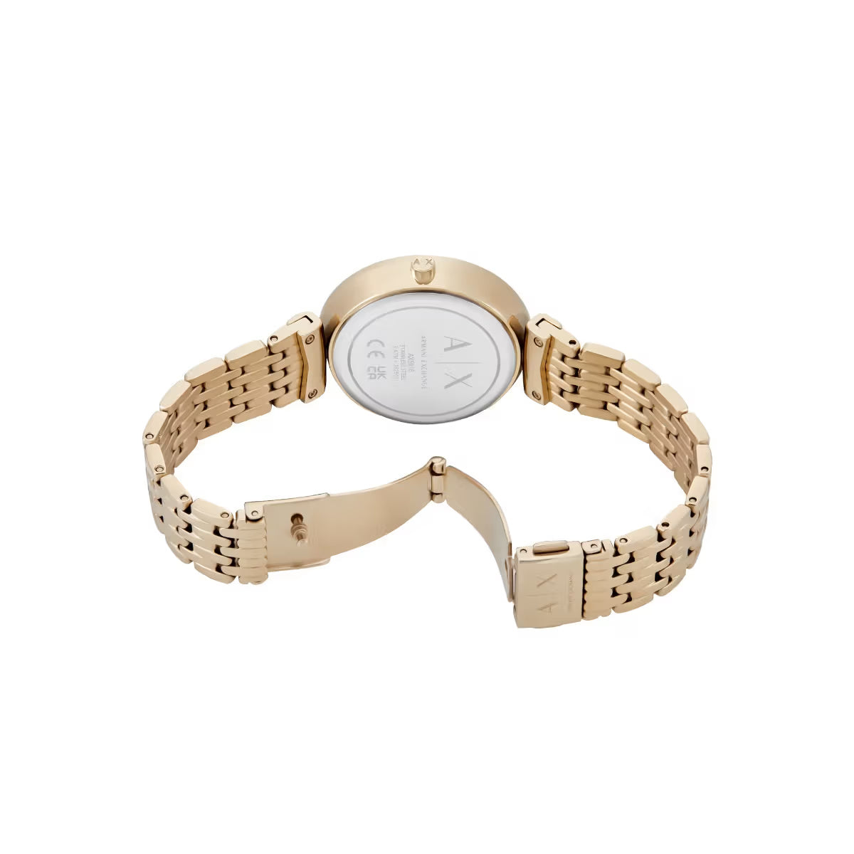 Armani Exchange Quartz Brown Round Dial Analog Women's Watch AX5916