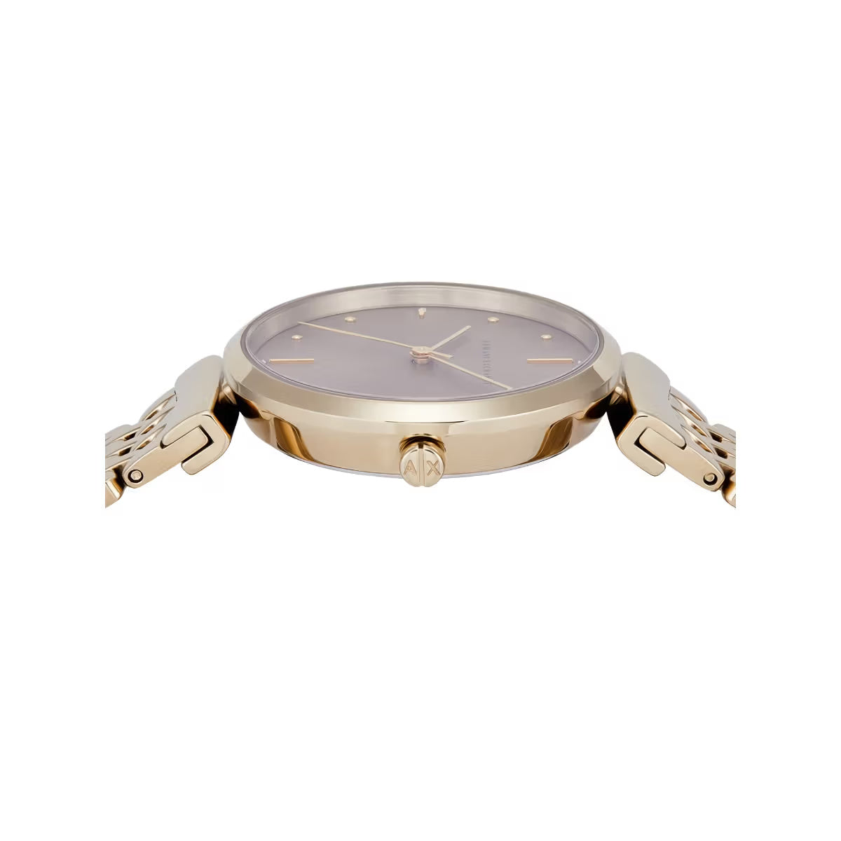 Armani Exchange Quartz Brown Round Dial Analog Women's Watch AX5916