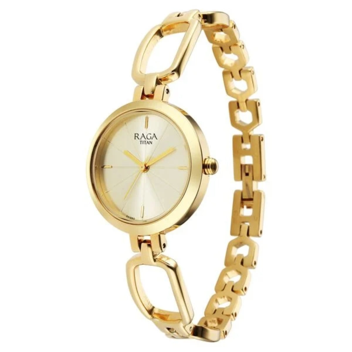 Titan Raga Champagne Dial Watch for Women 2725YM01