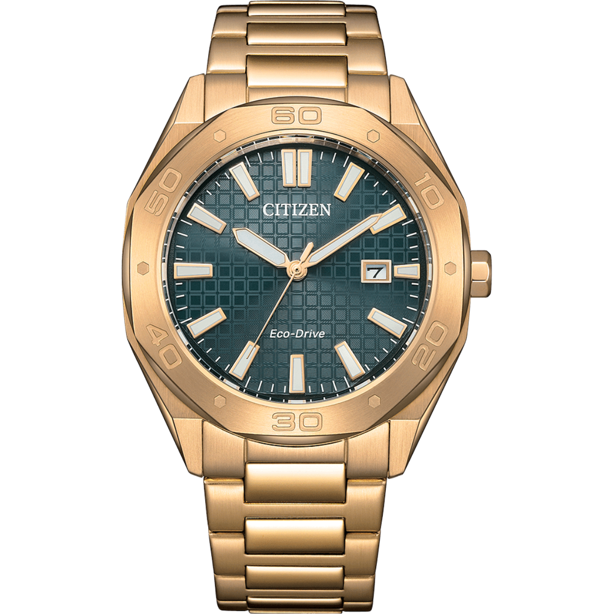 Citizen Eco-Drive Green Dial Analogue Men Watch - BM7633-81X