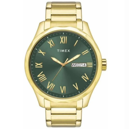 Timex Green Dial with Roman Number Astrological Watch For Men's TW0TG7640