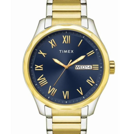 Timex Roman Number With Blue Dial Watch For Men's TW0TG7642