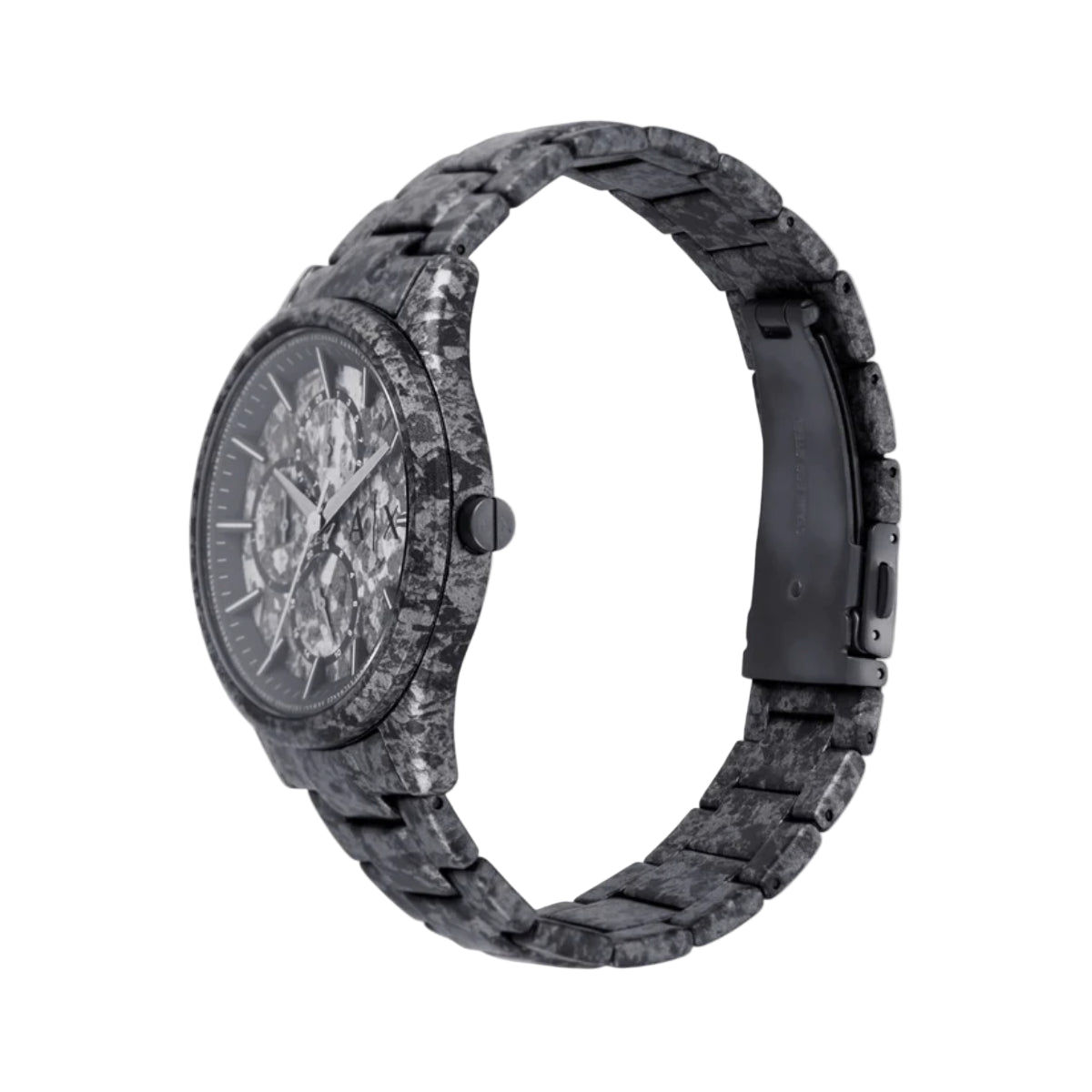 Armani Exchange Grey Dial Multi-Function Stainless Steel Men Watch AX1885