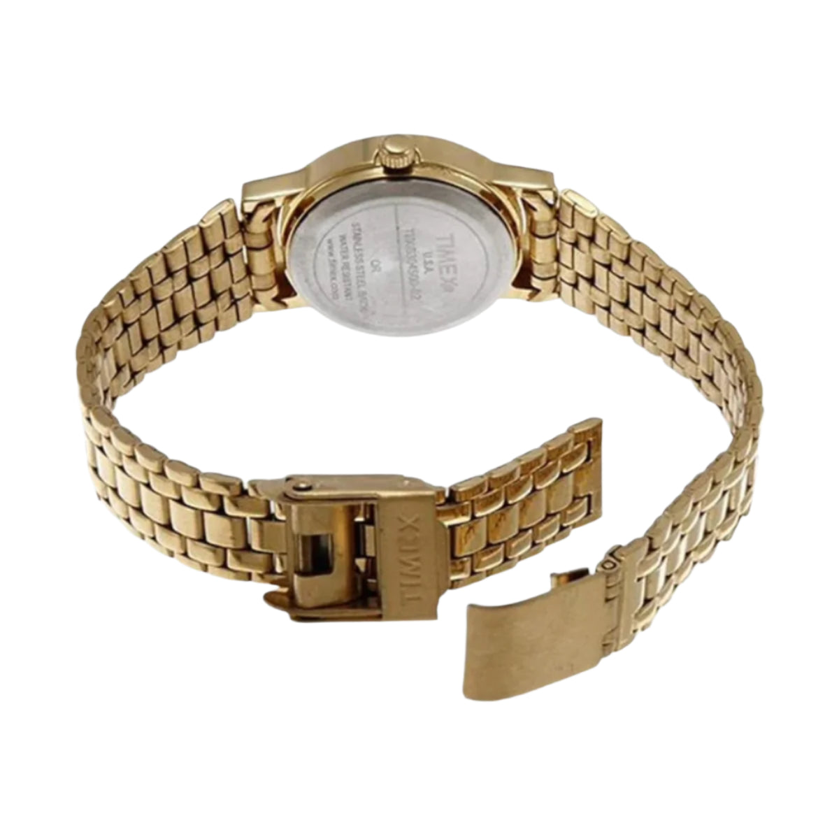 Timex Women's Gold Analog Stainless Steel Watch B304
