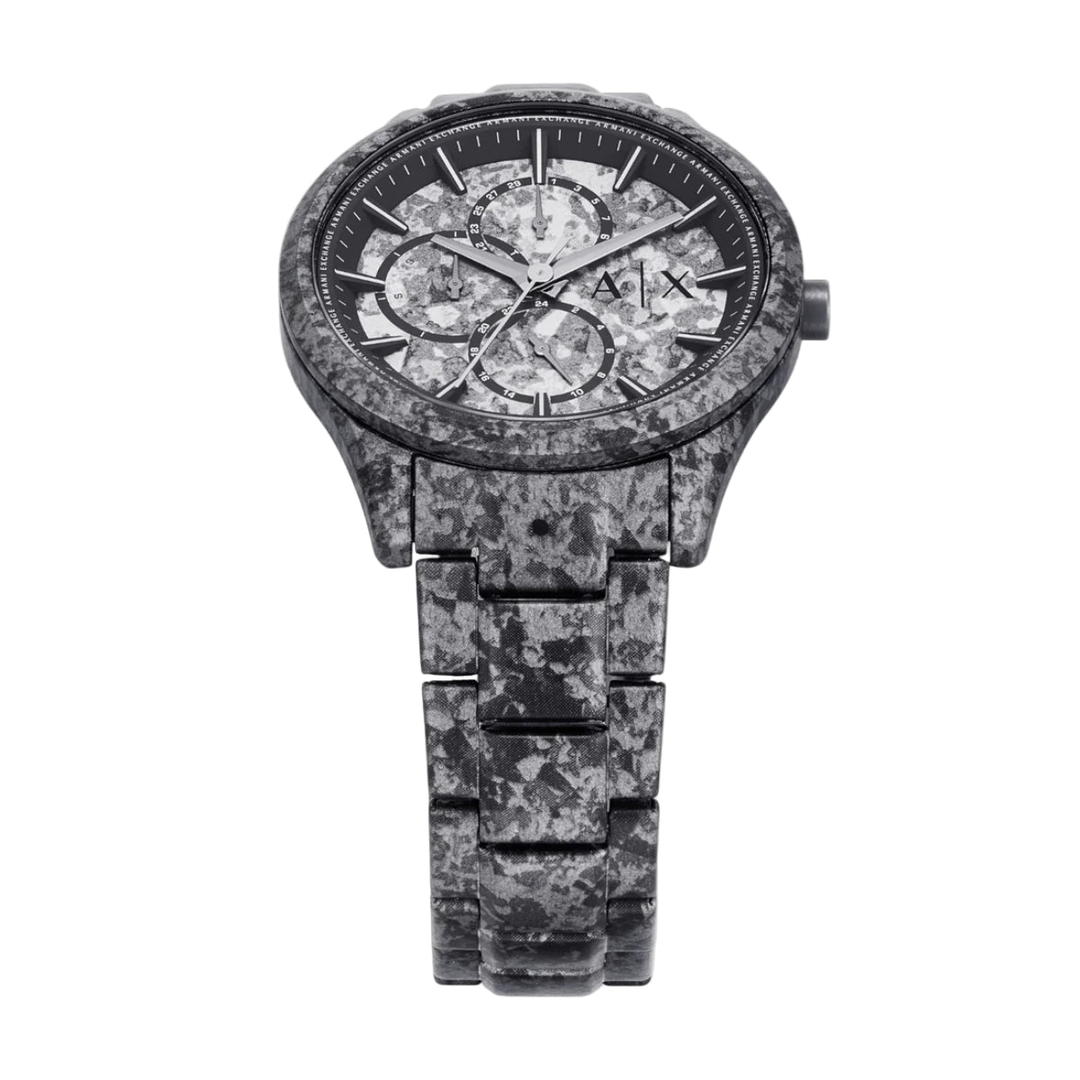 Armani Exchange Grey Dial Multi-Function Stainless Steel Men Watch AX1885
